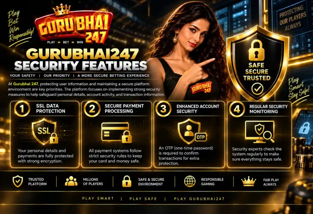 Gurubhai247 Security Features