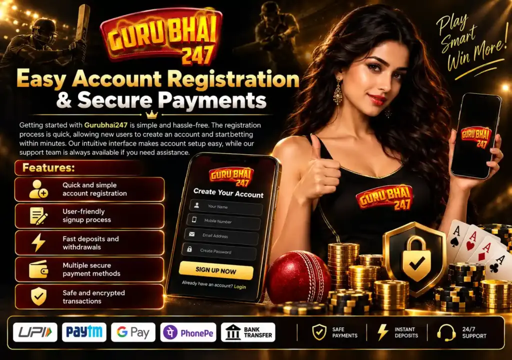 Easy Account Registration & Secure Payments