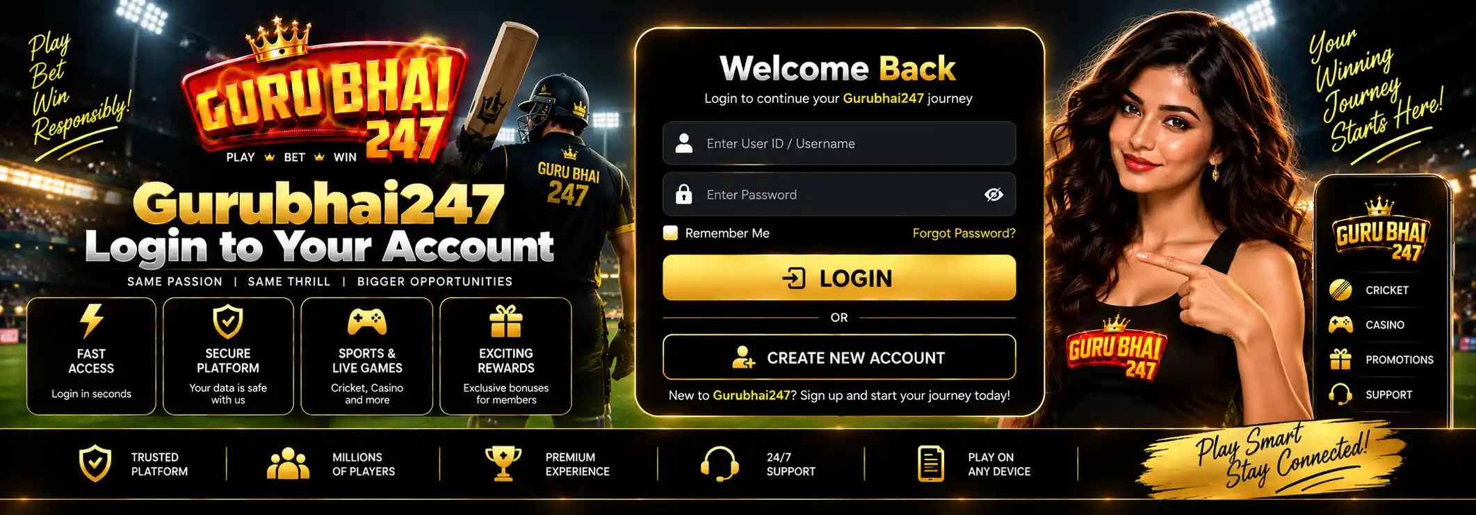 Gurubhai247 Login